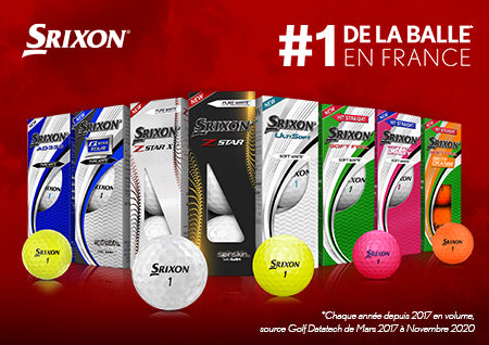 Balles de golf personnalisées de la marque Srixon