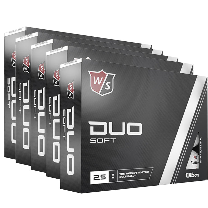 WILSON DUO Soft + personnalisées - Pack de 5 Boîtes