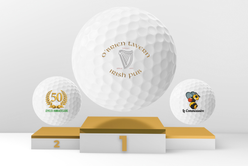 Découvrez la meilleure balle de Golf personnalisée de Mai !