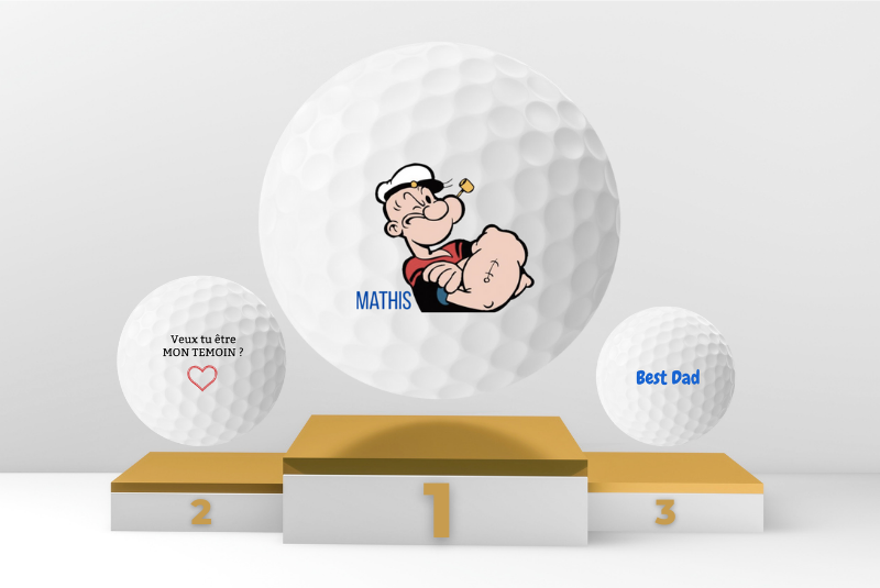 Balles de golf avec logo