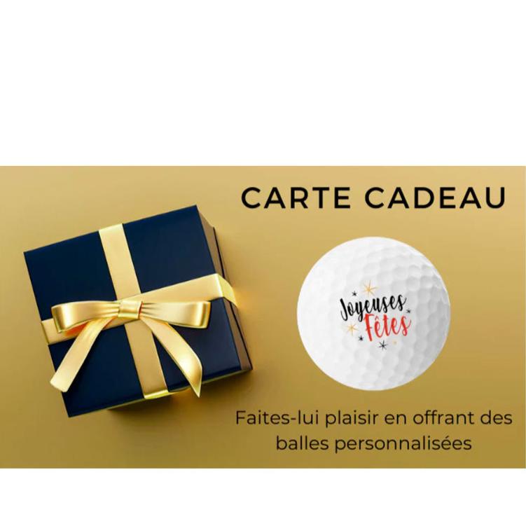 Carte Cadeau pour offrir des balles personnalisées