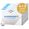 CALLAWAY Supersoft 2025 - Pack de 5 boites - Offre Spéciale 4=5 (1 boite offerte)