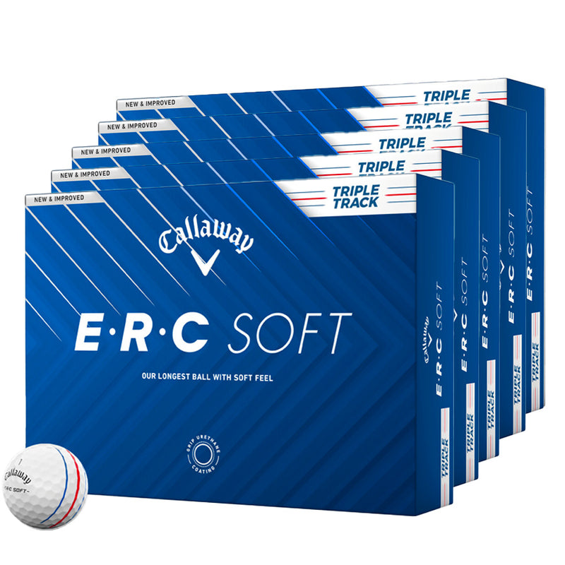 CALLAWAY ERC Soft 2025 Triple Track - Offre Spéciale - Pack de 5 boites