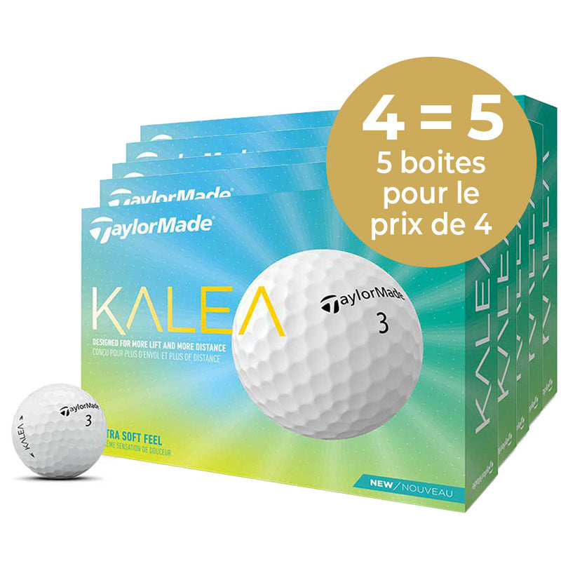 TAYLORMADE Kalea - Pack de 5 Boîtes Offre Spéciale 4=5 (1 Offerte)