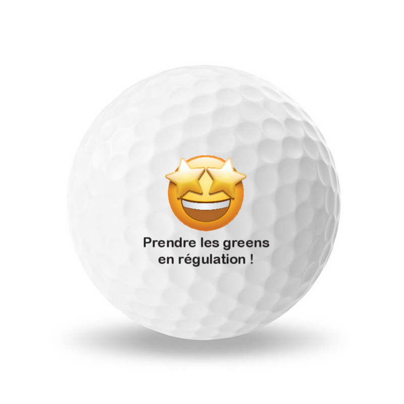 SRIXON AD333 personnalisation "Prendre les greens en régulation !"