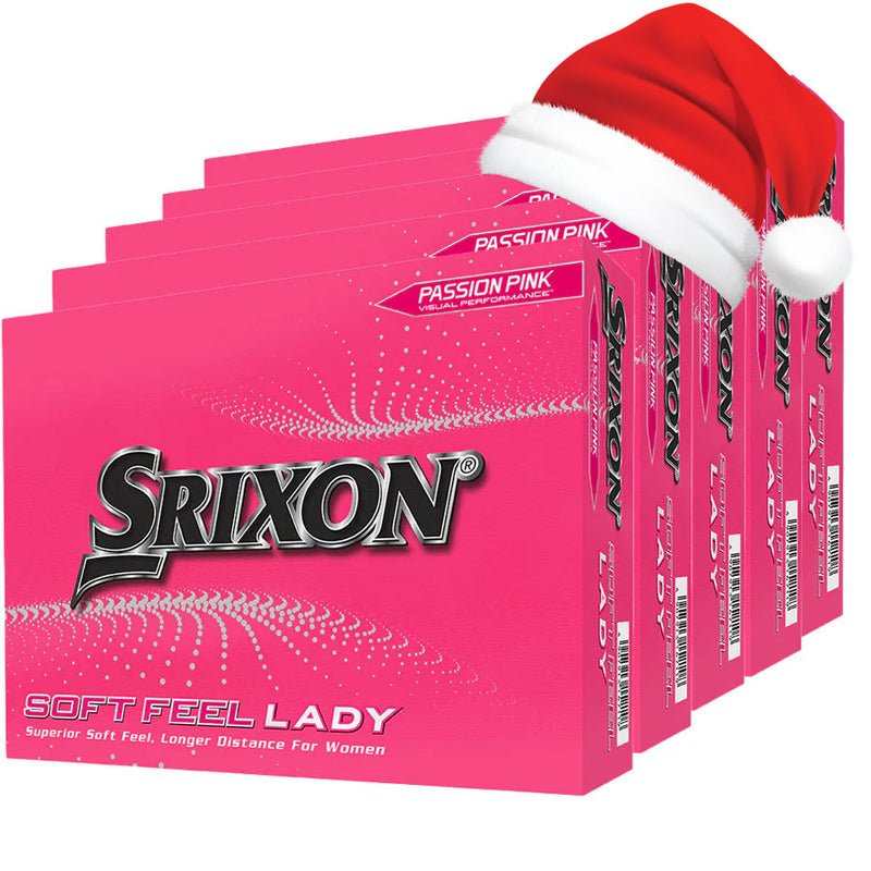 SRIXON Soft Feel Lady - Pack de 5 Boîtes