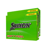 SRIXON Soft Feel jaune personnalisées - Pack de 2 boîtes