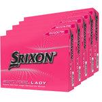 SRIXON Soft Feel Pink personnalisées - Pack de 5 boîtes