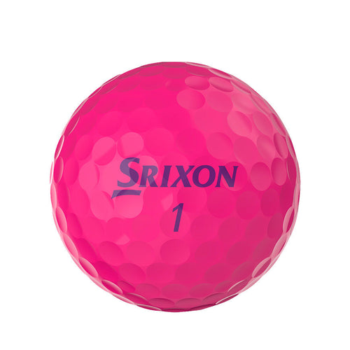SRIXON Soft Feel Pink personnalisées - Pack de 5 boîtes