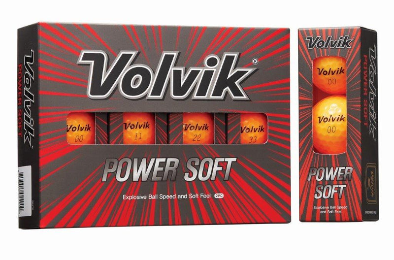 VOLVIK Power Soft orange personnalisées - Offre Spéciale - Pack de 2 Boîtes