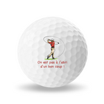 SRIXON AD333 personnalisation "On est jamais à l'abri d'un bon coup"