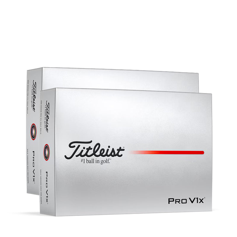 Titleist Pro V1x 2025 - Oferta Especial - Paquete de 2 cajas