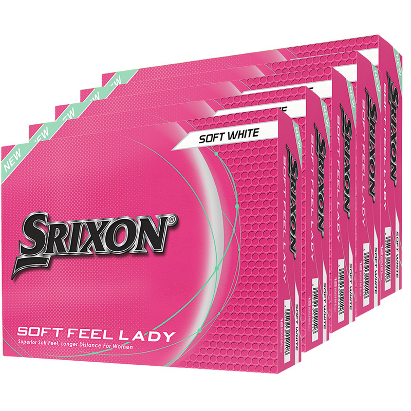 SRIXON Soft Feel Lady - Pack de 5 Boîtes