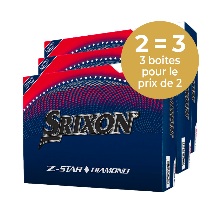 SRIXON Z-Star Diamond Edición Limitada All-American - Oferta Especial 2=3