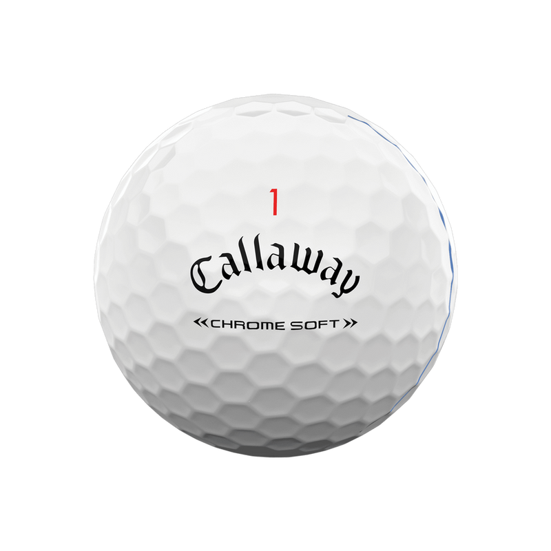 balle de golf personnalisable callaway chrome soft triple track 2022