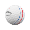 aperçu de la balle de golf personnalisable chrome soft triple track
