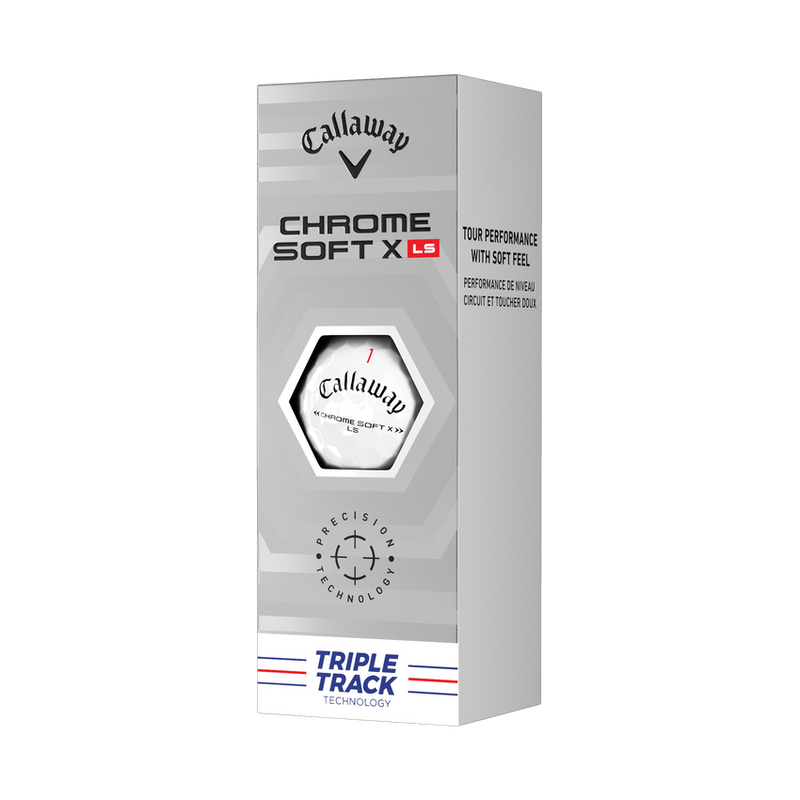 CALLAWAY Chrome Soft X LS 22 Triple Track personnalisées - Offre Spéciale - Pack de 2 Boîtes