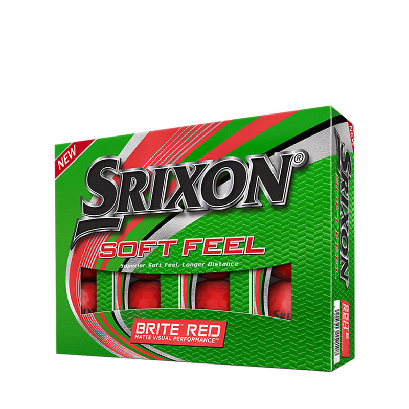 SRIXON Soft Feel Brite rouge personnalisées
