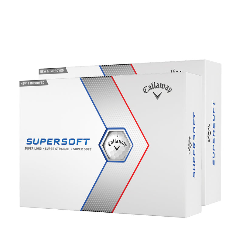 CALLAWAY Supersoft 23 personnalisées - Offre Spéciale - Pack de 2 Boîtes