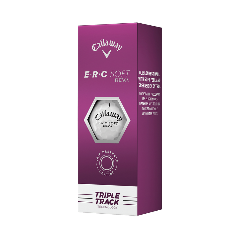 CALLAWAY ERC Soft REVA 23 Triple Track personnalisées - Pack de 5 Boîtes