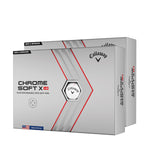 CALLAWAY Chrome Soft X LS 22 personnalisées - Offre Spéciale - Pack de 2 Boîtes