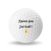 CALLAWAY Supersoft 21 personnalisation "J'peux pas, j'ai Golf ! ✌️"