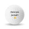 Wilson Staff DUO Soft + personnalisation "J'peux pas, j'ai Golf ! ✌️"