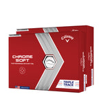 CALLAWAY Chrome Soft 22 Triple Track personnalisées - Offre Spéciale - Pack de 2 Boîtes