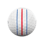 balle de golf personnalisable callaway vue du côté