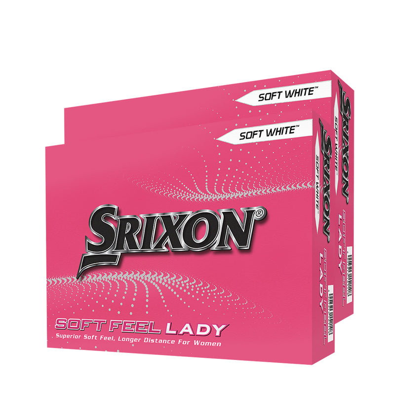 SRIXON Soft Feel Lady personnalisées - Offre Spéciale - Pack de 2 Boîtes