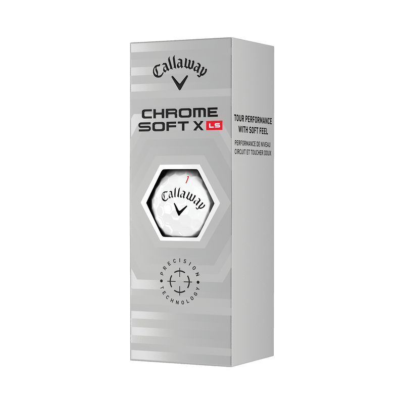 CALLAWAY Chrome Soft X LS 22 personnalisées - Pack de 5 Boîtes