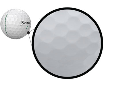 Srixon Soft Feel Brite balle de golf matte personnalisée