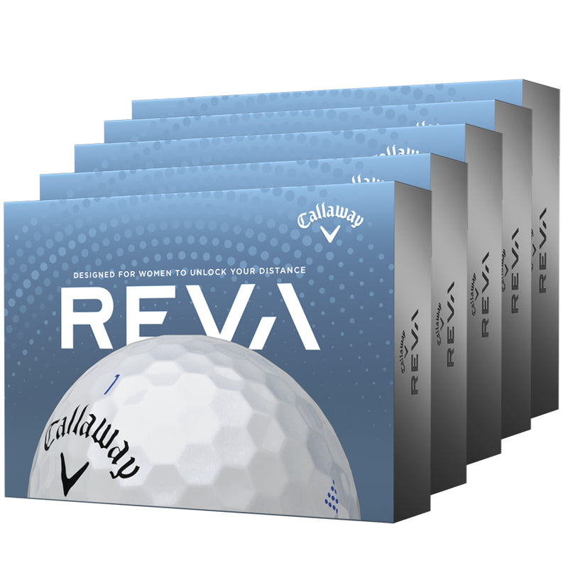 CALLAWAY Reva Pearl 23 personnalisées - Pack de 5 Boîtes